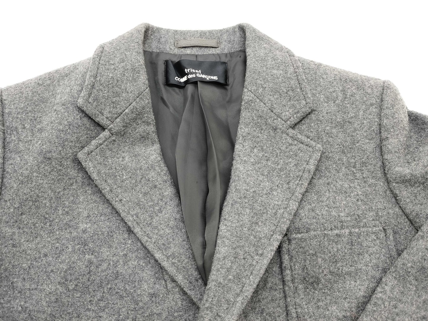 COMME des GARCONS tricot COMME des GARCONS AD1999 jacket in grey wool.