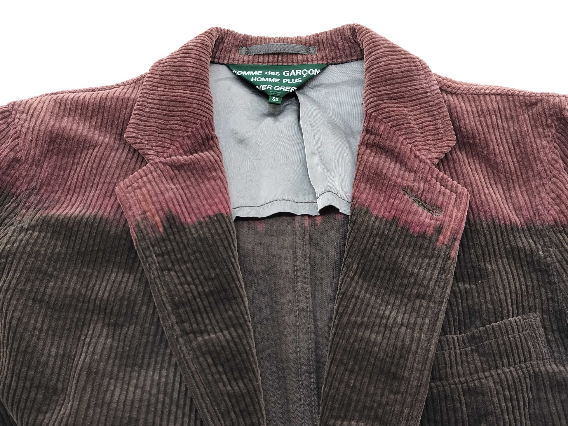 COMME des GARCONS HOMME PLUS EVER GREEN Corduroy Jacket