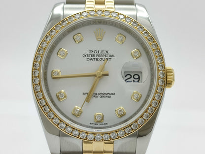 ROLEX 116243G G022174 White Dial Jubilee Breath Men's Watch