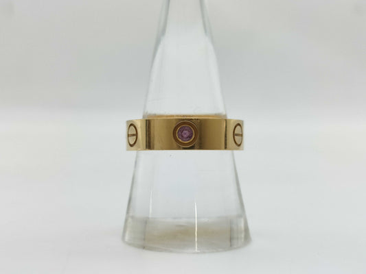 Cartier Love #56 1PS PG 750 9.9g Ring 