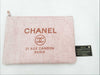 CHANEL Deauville Clutch Bag with Coco Mark, G Card, and Seal