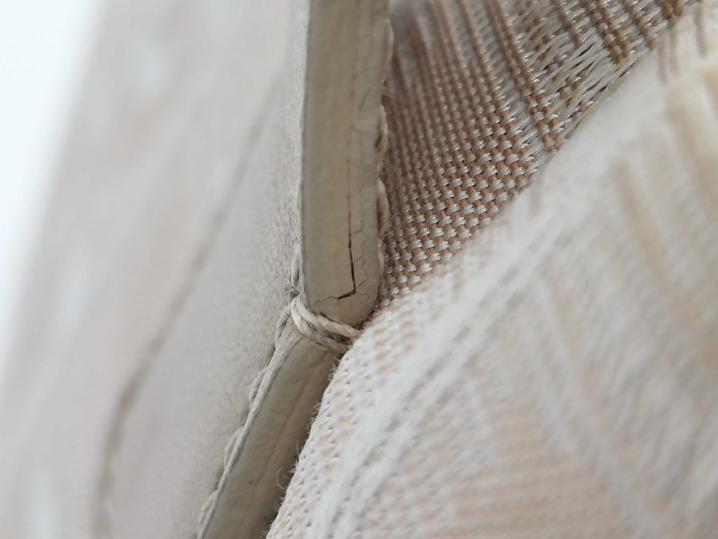 CHANEL New Travel Line Handbag White with Seal