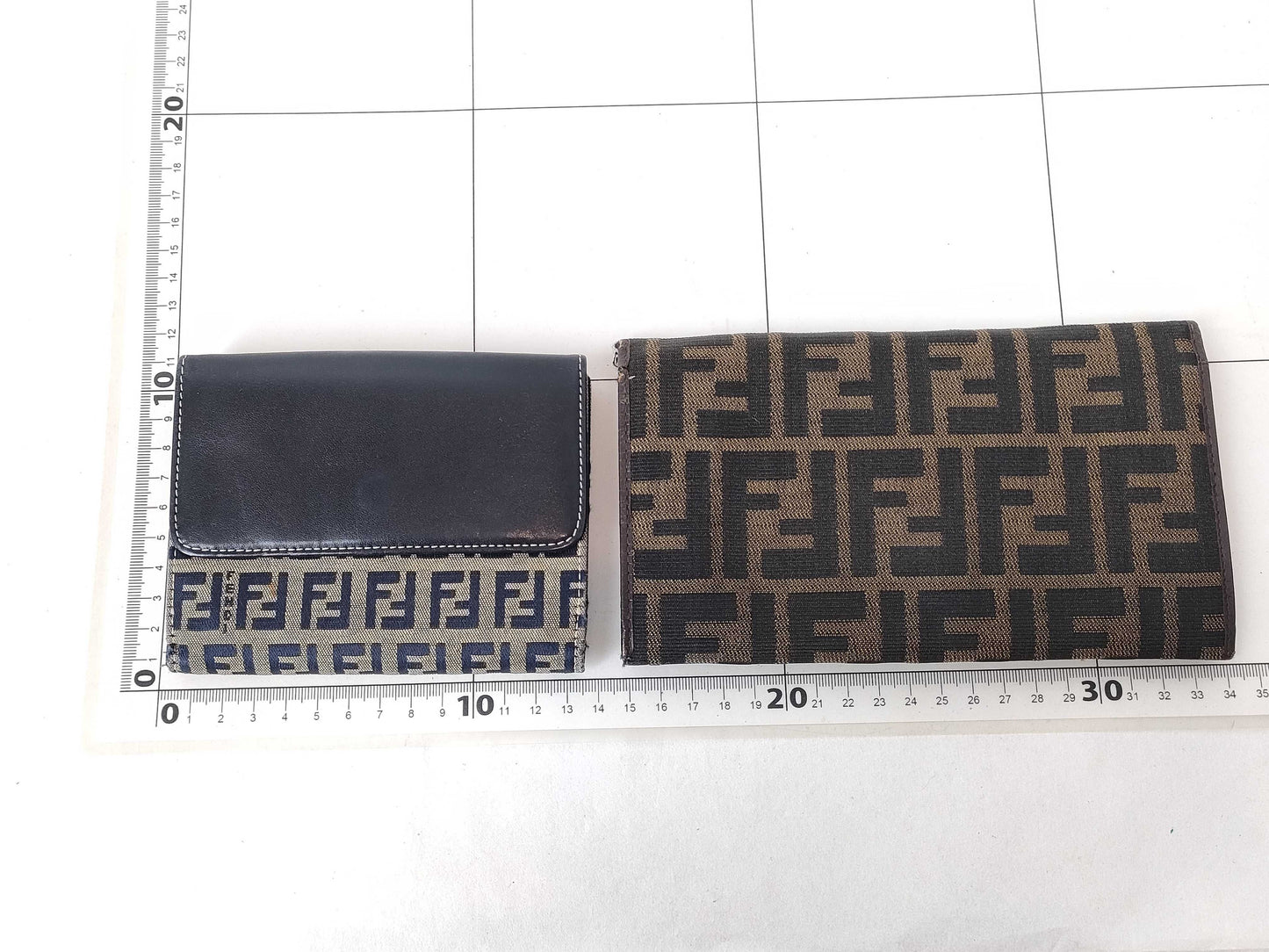 FENDI Zucca pattern Fendi wallet bundle