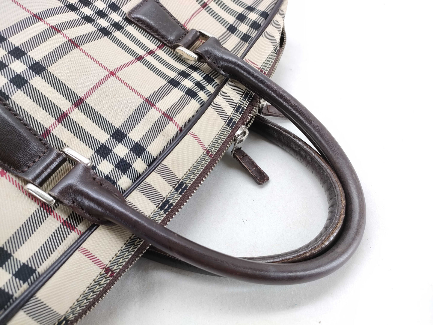 BURBERRY Nova Check Boston Bag Business Bag