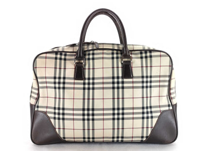 BURBERRY Nova Check Boston Bag Business Bag