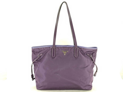 PRADA Nylon Prada Nylon Tote Bag Purple Tote Bag