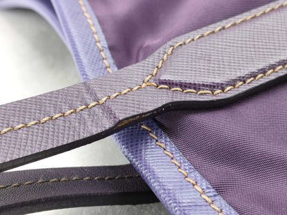 PRADA Nylon Prada Nylon Tote Bag Purple Tote Bag