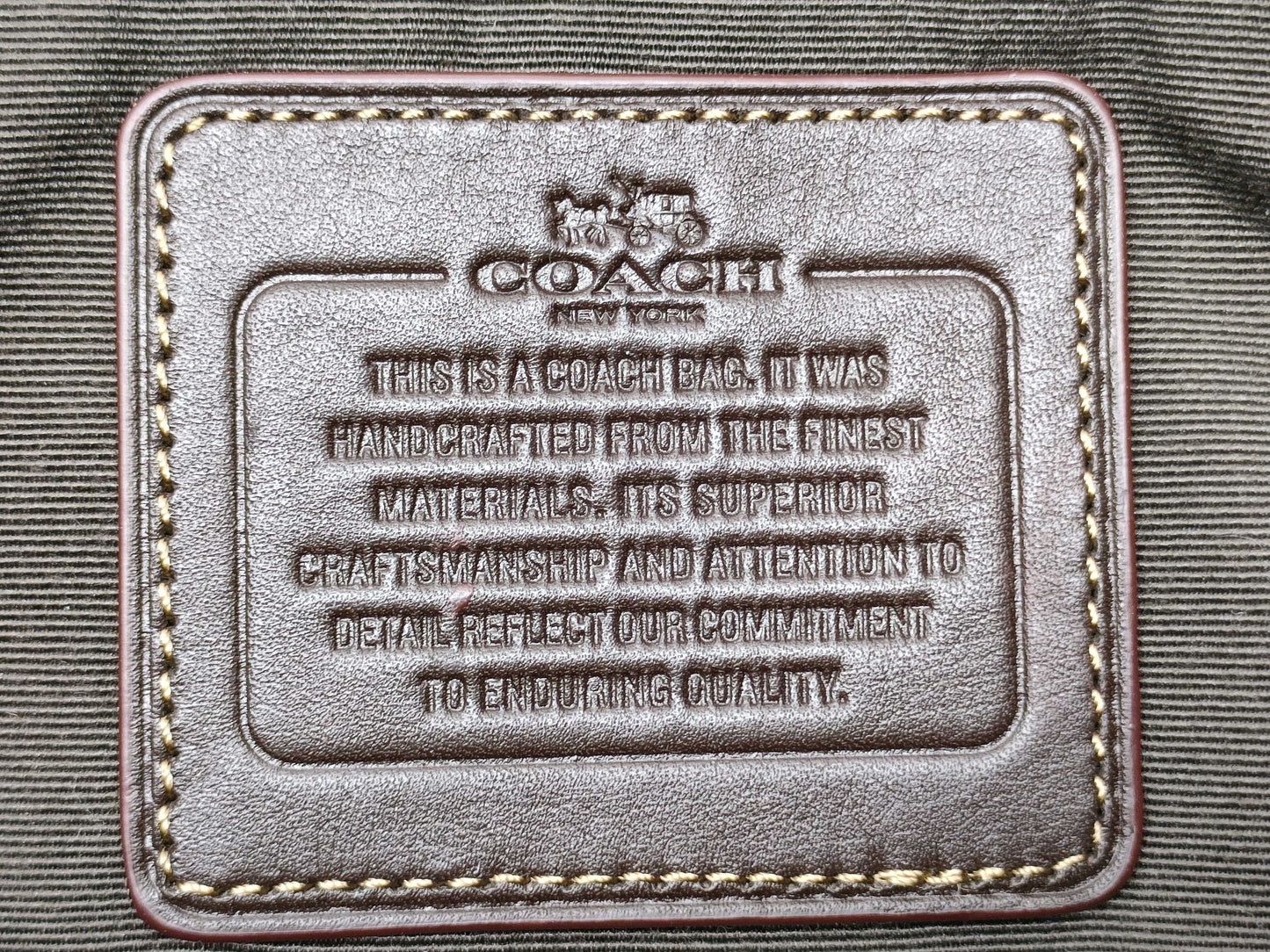 COACH Signature 2-way bag/handbag/pouch/tote bag