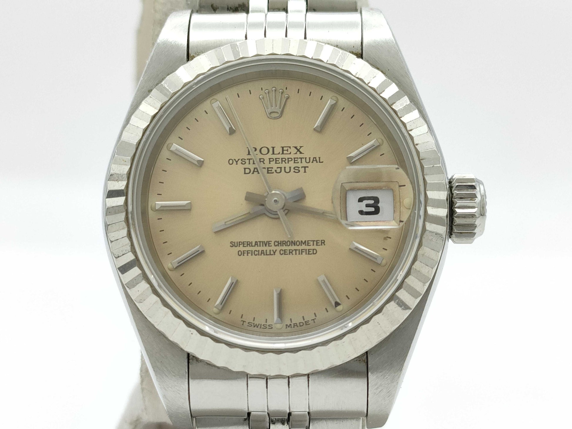 ROLEX 69174 S711167 Silver Dial Women's Watch