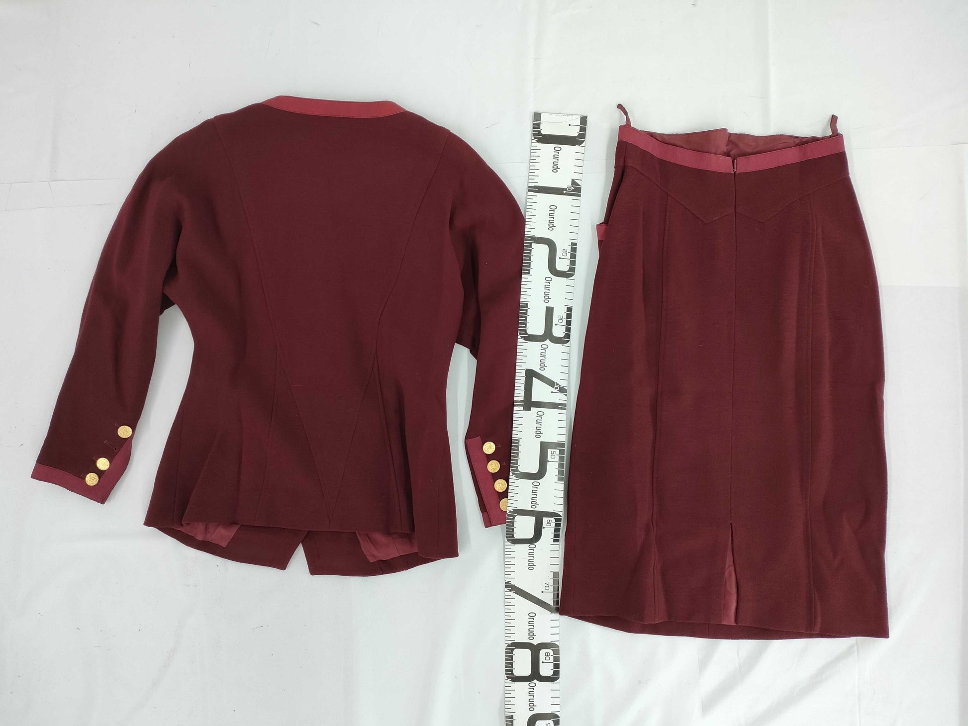 CHANEL CHANEL Bordeaux Suit Size 36-38 Other Apparel