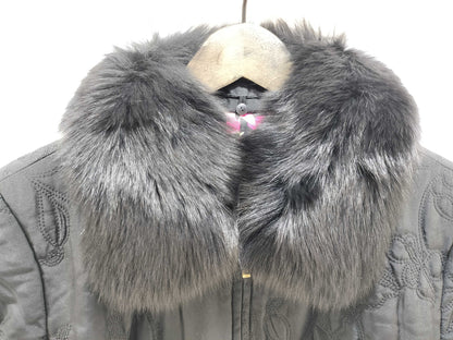 LEONARD LEONARD Leonard Silk Fox Fur Jacket Jacket