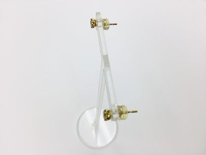 D0.13/0.13ct K10 0.3g Earrings 