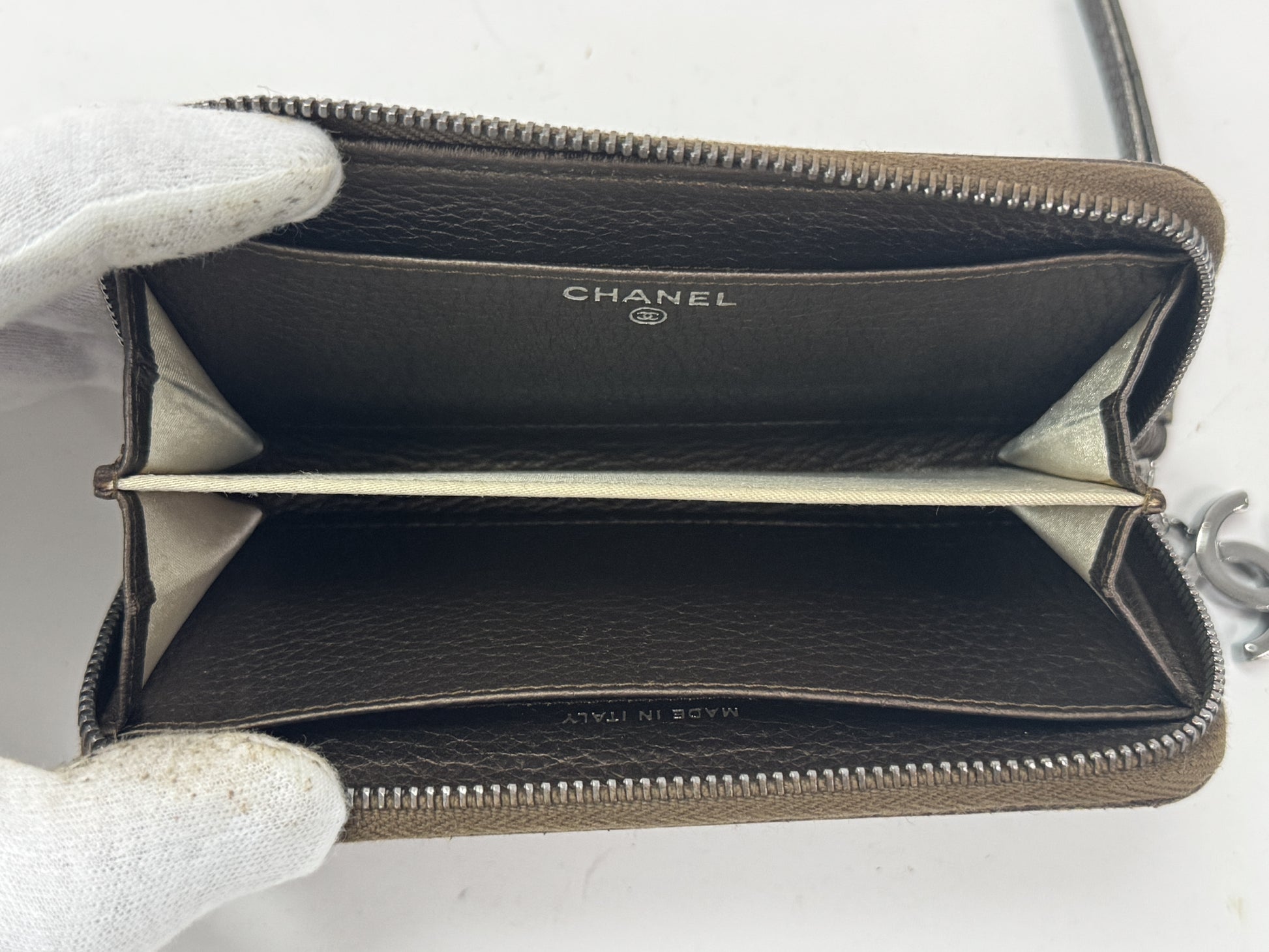 CHANEL Cocomark Coin Case Wallet with Card Wallet