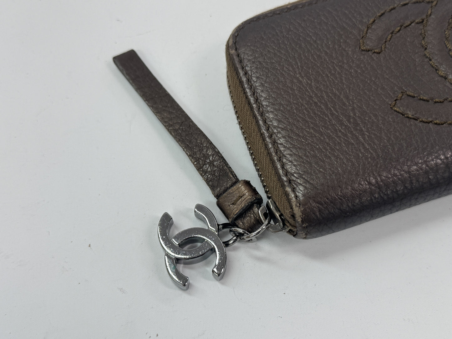 CHANEL Cocomark Coin Case Wallet with Card Wallet