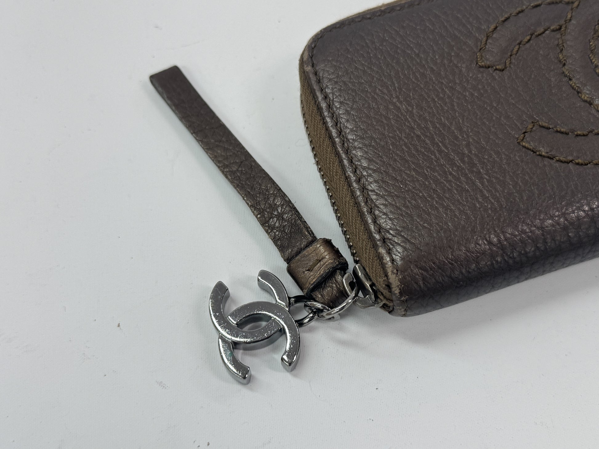 CHANEL Cocomark Coin Case Wallet with Card Wallet