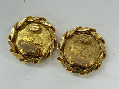 CHANEL Vintage Classic Earrings