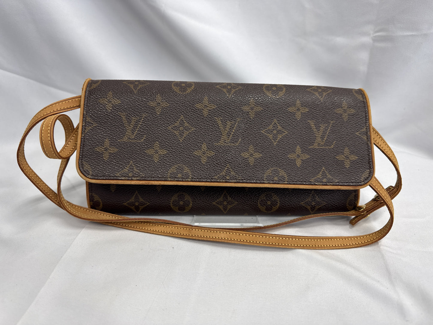 LOUIS VUITTON Vuitton M51852 Pochette Twin GM Shoulder Bag with Shoulder Strap