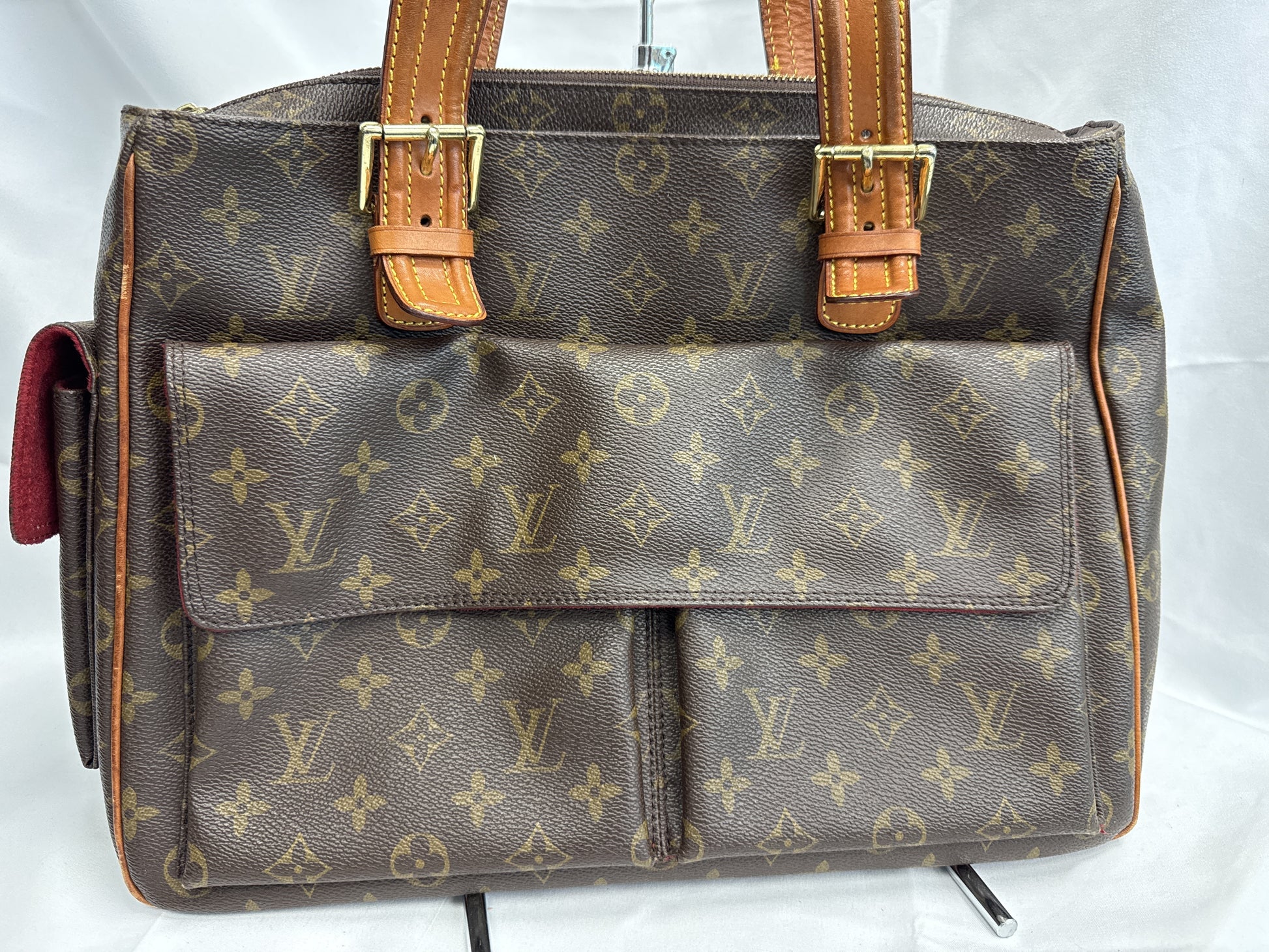 LOUIS VUITTON Vuitton Myrtle Plissite Handbag