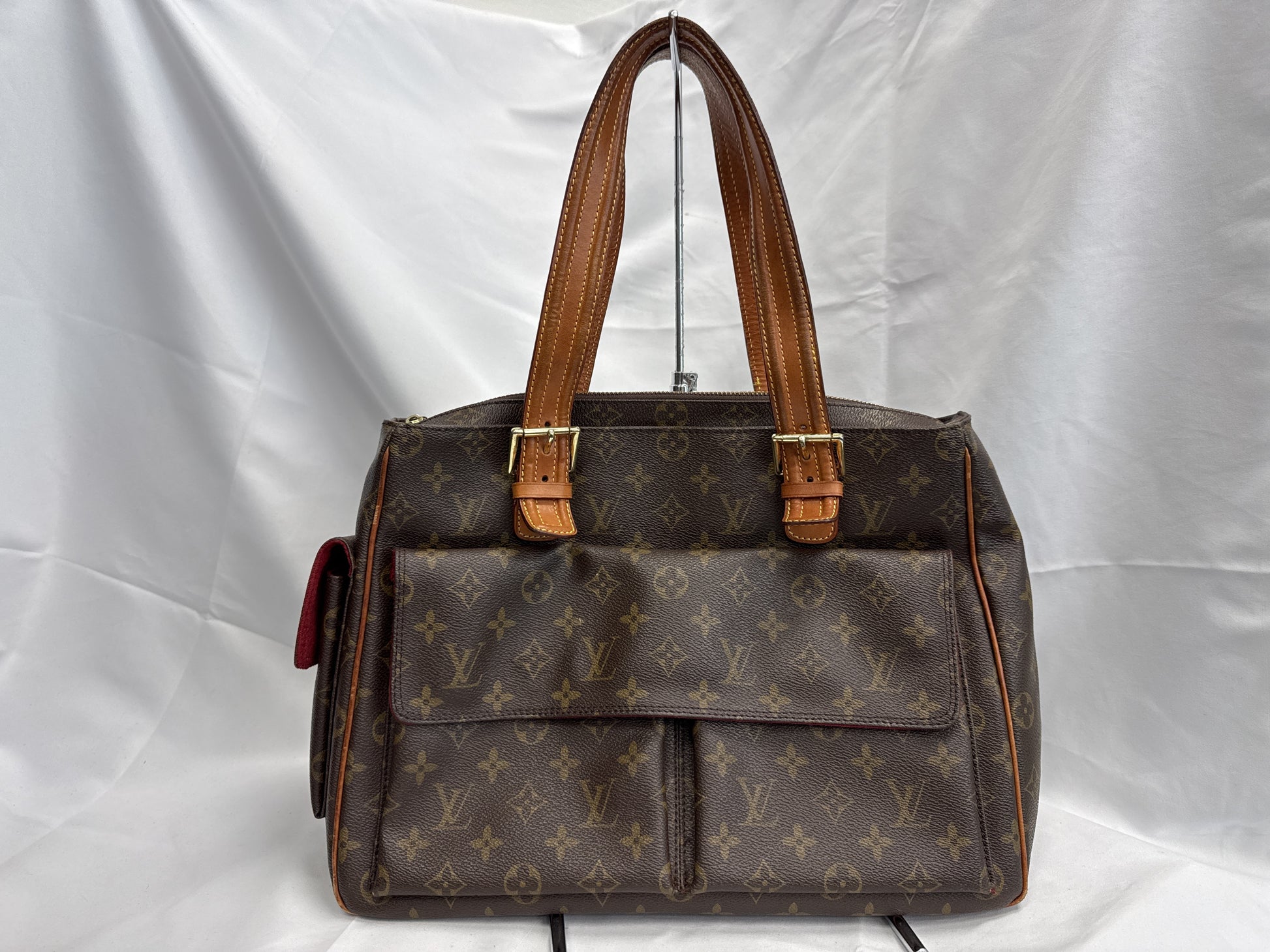LOUIS VUITTON Vuitton Myrtle Plissite Handbag