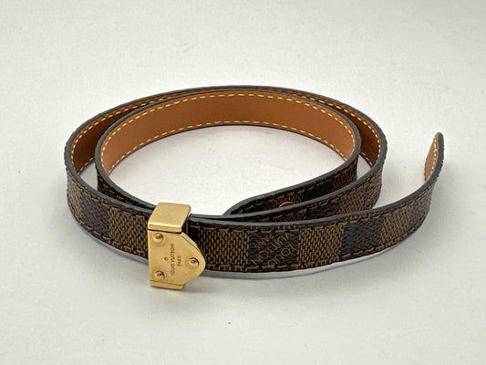 LOUIS VUITTON Vuitton Saint-Turre Carre Belt