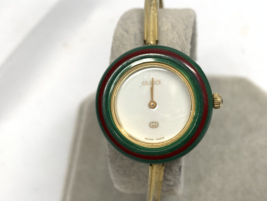 GUCCI Change Bezel 11/12 0624026 Quartz Immovable Women's Watch