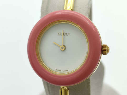 GUCCI Change Bezel 11/12.2 1435831 Quartz Women's Watch