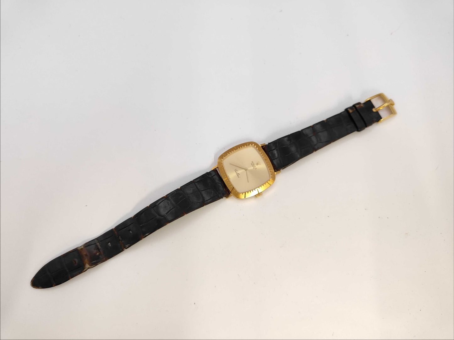 ROLEX Cellini 4084 E979504 Manual Winding K18 Women's Watch