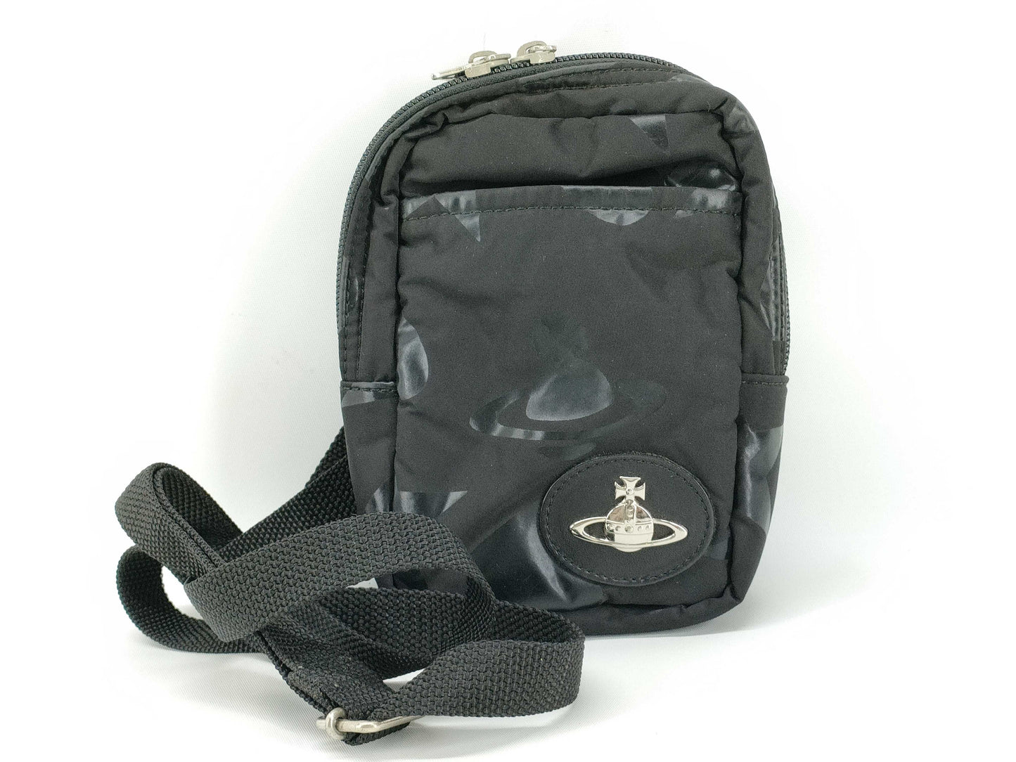 Vivienne Westwood Orb Black Shoulder Bag