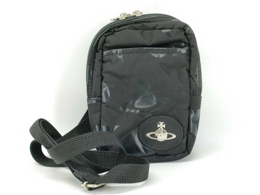 Vivienne Westwood Orb Black Shoulder Bag