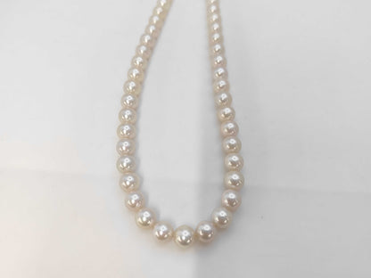 Akoya Pearl Diameter Approx. 7.0-7.5mm SV 32.2g Necklace 
