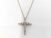 Kashikey Naked Cross BD0.70ct K18 4.5g Necklace 
