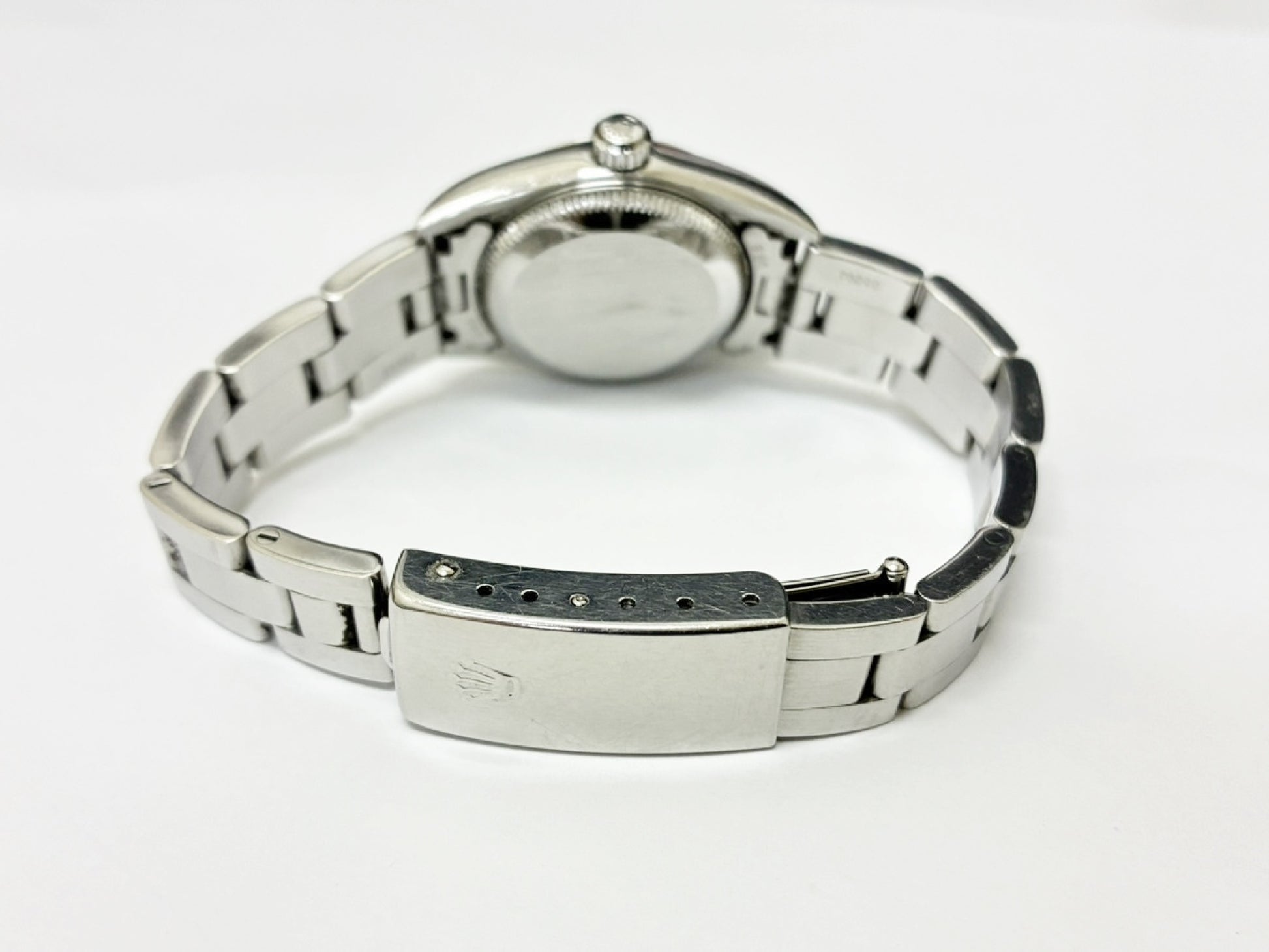 ROLEX 76080 A274536 Pink Dial Oyster Breath Immovable Women's Watch