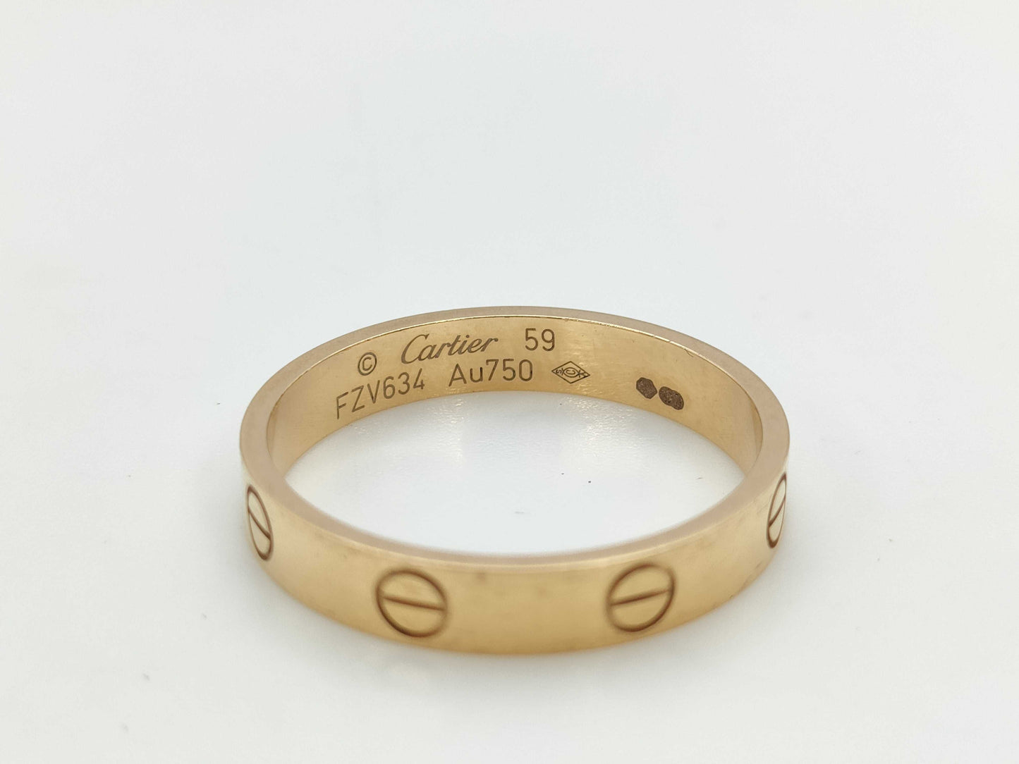 Cartier Mini Love #59 Au750 3.6g Ring 