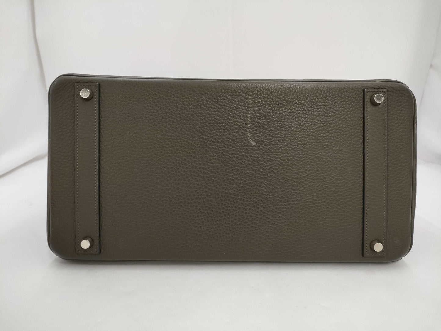 HERMES Birkin 40 Tryon Veil Silver Fittings □F Tote Bag