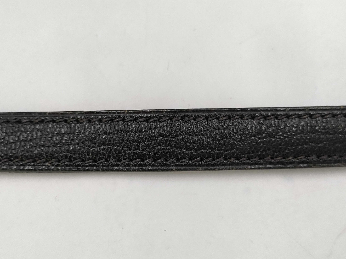 HERMES Kelly 35 Serie Chevre Black Gold Fittings □E Tote Bag