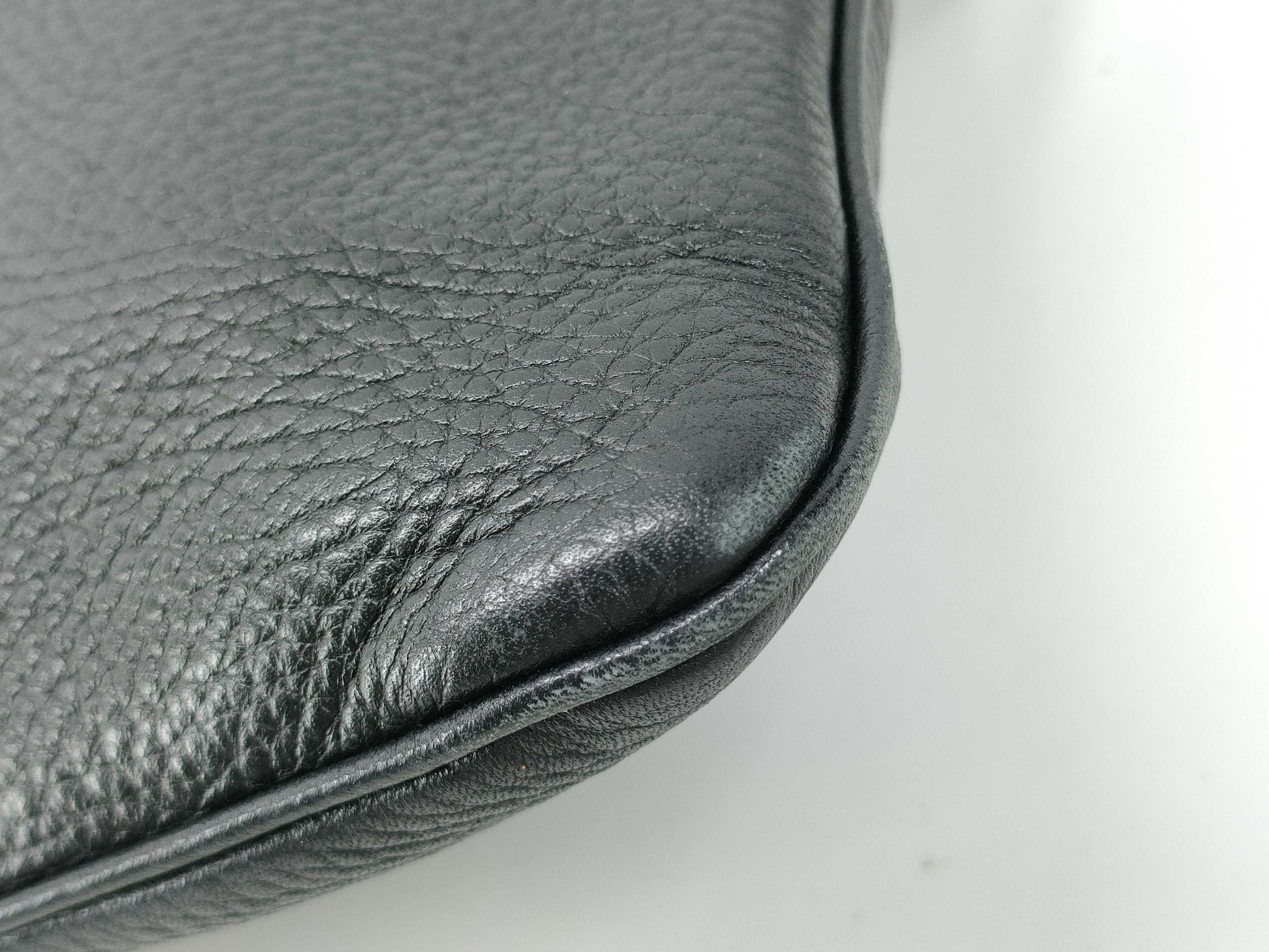 LOEWE Shoulder Bag with Front Logo, Black