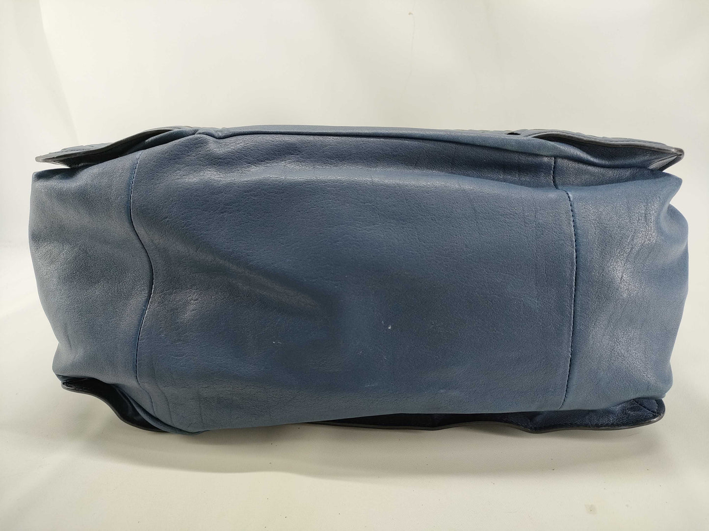 BOTTEGA VENETA Intrecciato Tote Bag in Blue with Antique Silver Hardware