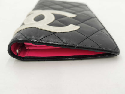 CHANEL Cambon Long Wallet with Coco Mark Quilting, 14th Series