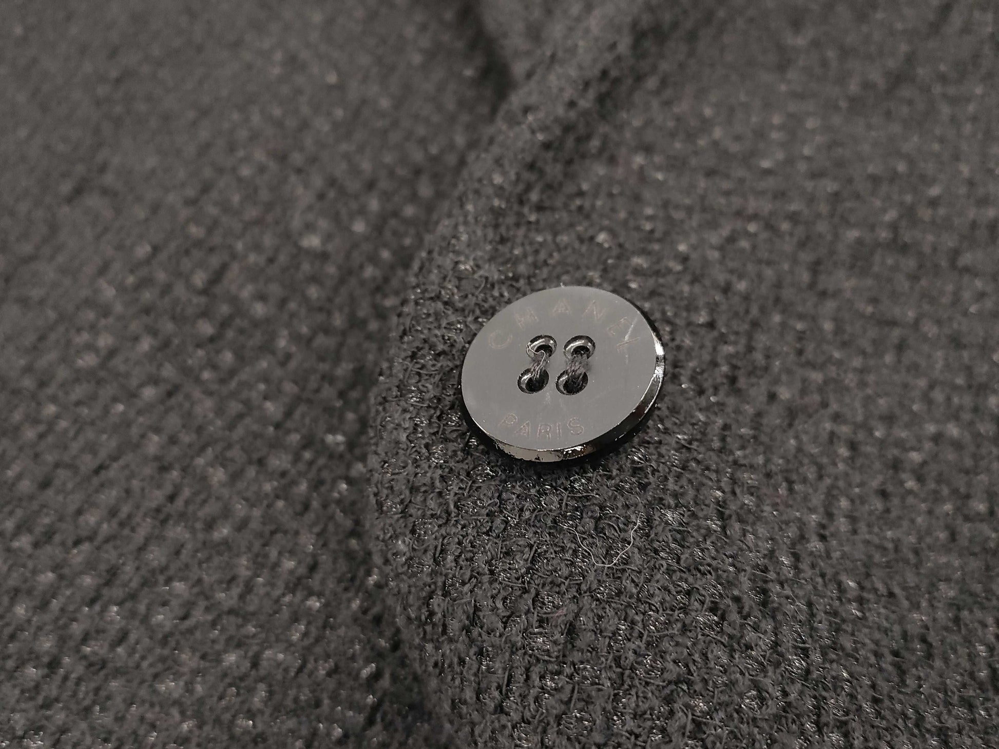 CHANEL 01A Lame Tweed Coat Coat