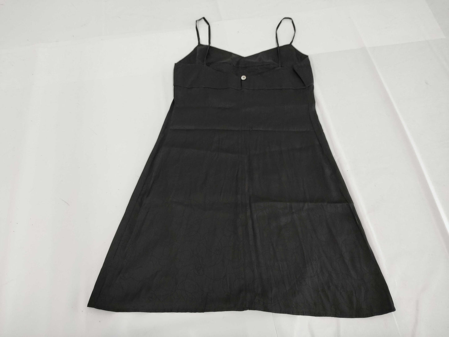 CHANEL 01P Camellia Print Cami Dress Tops