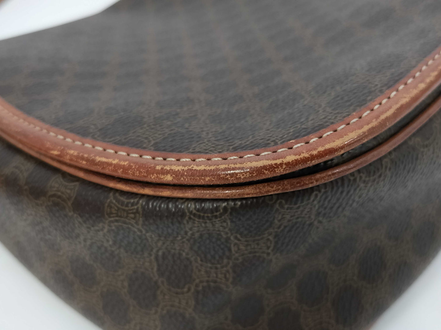 CELINE Macadam Circle Hardware Shoulder Bag