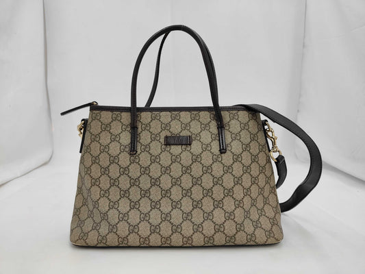 GUCCI GG Supreme 2WAY Shoulder Bag Handbag