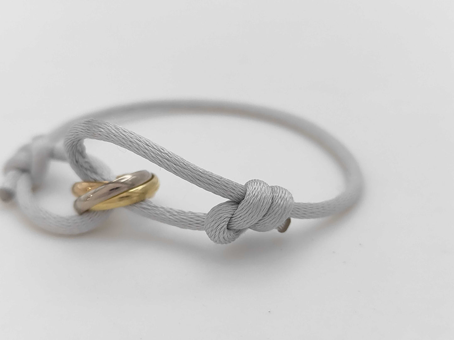 Cartier Trinity Code AU750 2.8G Bracelet Bangle 