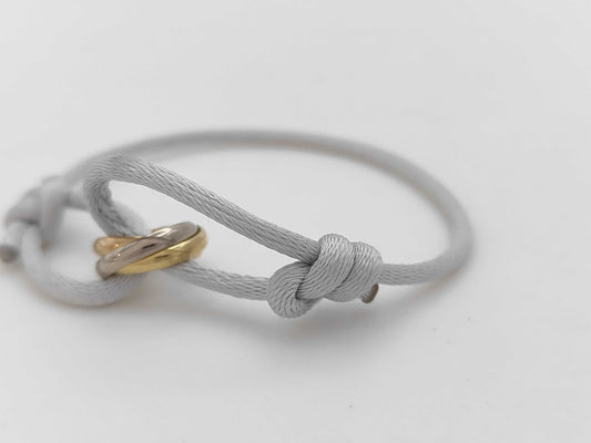 Cartier Trinity Code AU750 2.8G Bracelet Bangle 