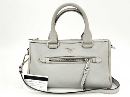 PRADA Leather 2WAY Shoulder Bag Handbag