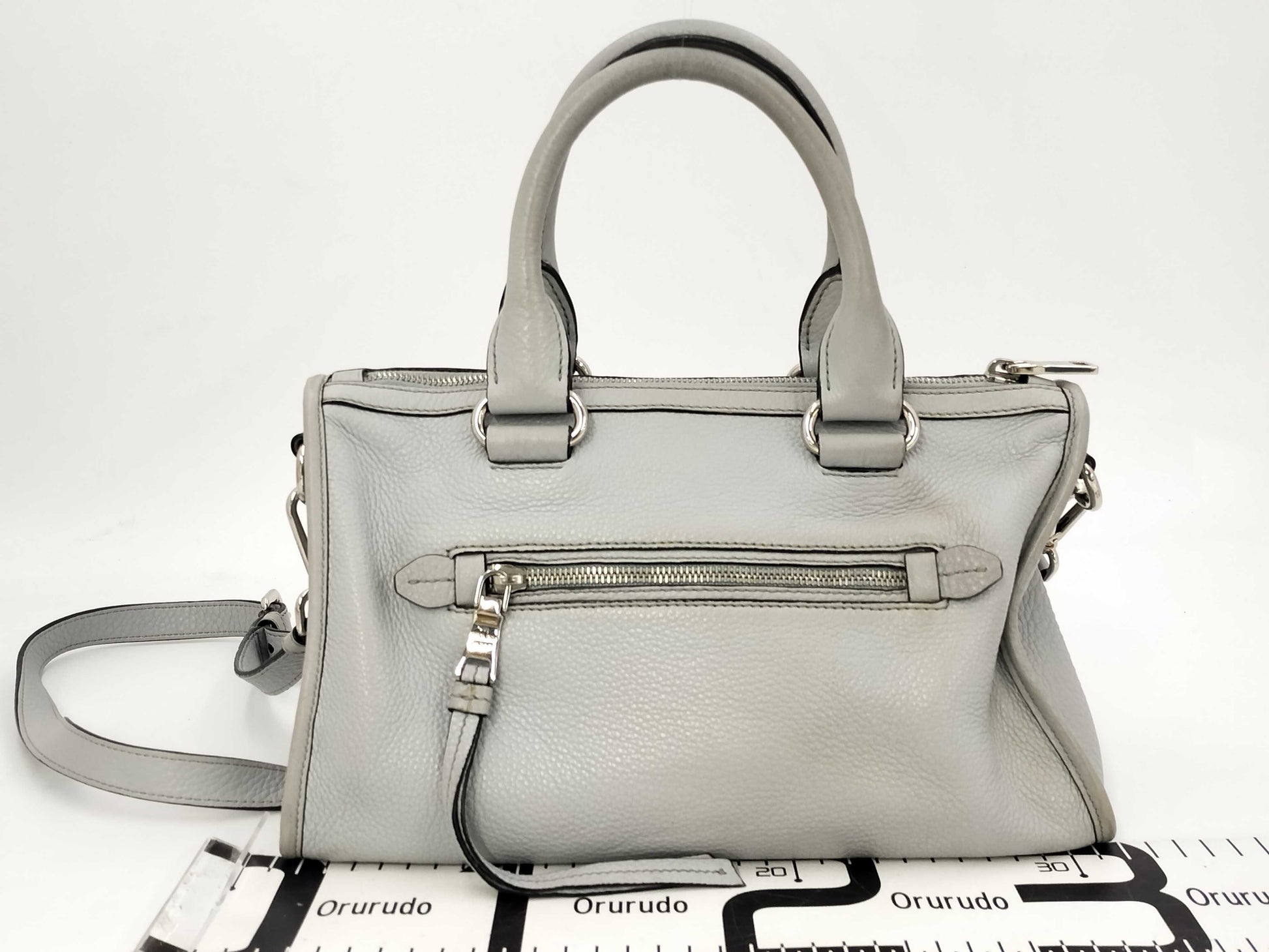 PRADA Leather 2WAY Shoulder Bag Handbag