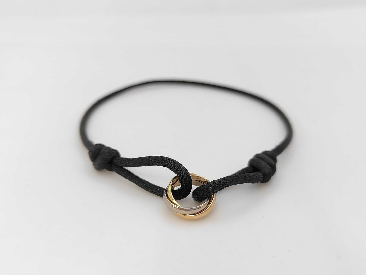 Cartier Trinity Code AU750 3.2g Bracelet Bangle 