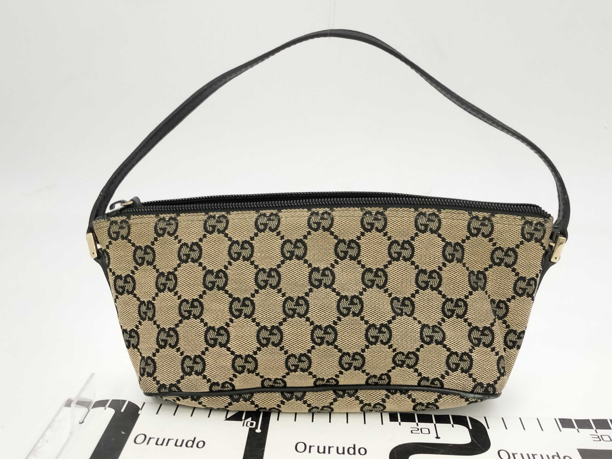 GUCCI GG Canvas Accessory Pouch Handbag