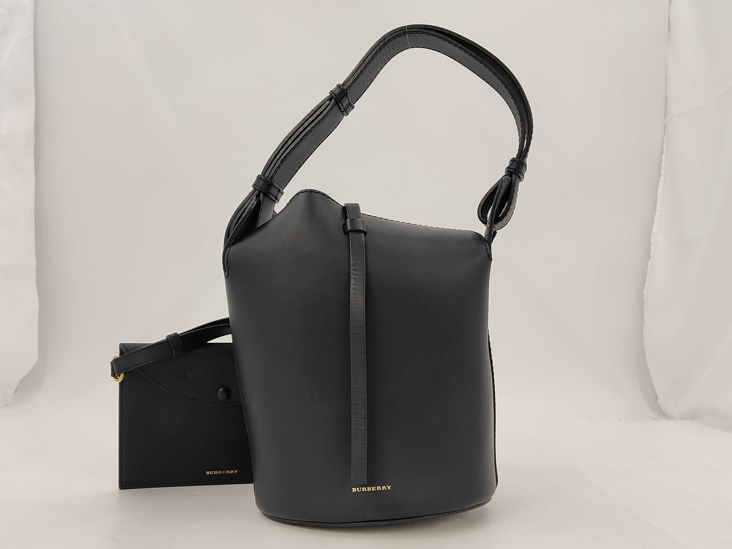 BURBERRY Leather Handbag with Pouch Shoulder Bag