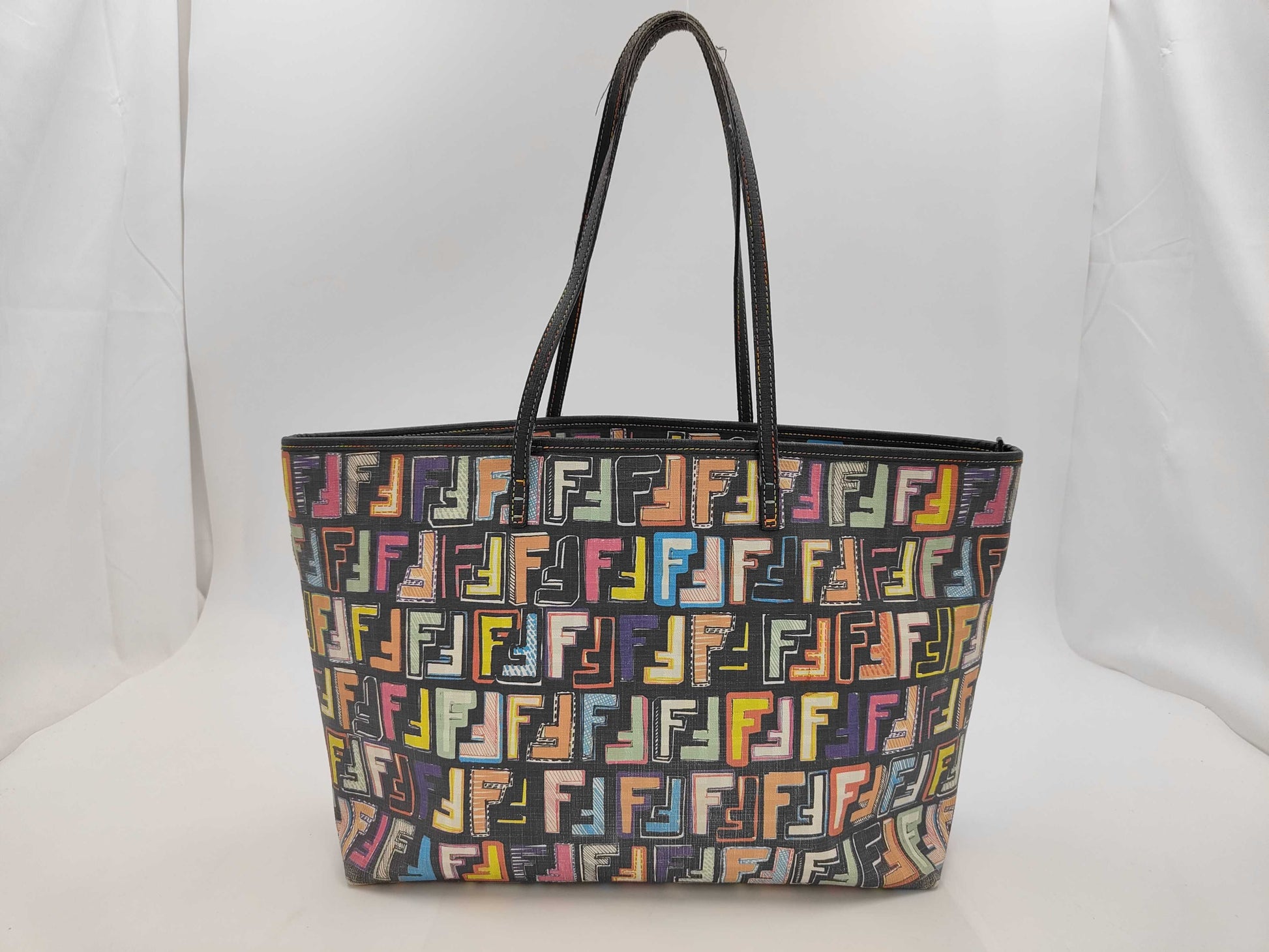 FENDI Zucca Multicolor Tote Bag